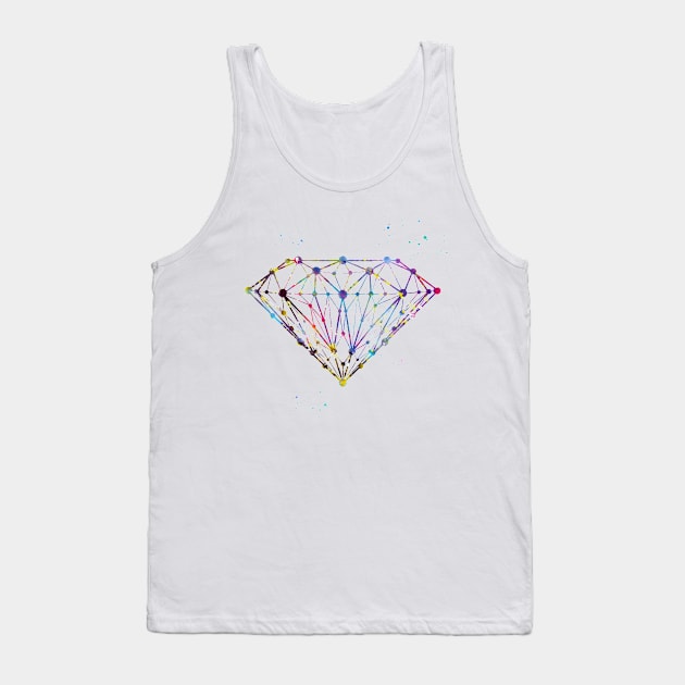 Diamond form Tank Top by erzebeth